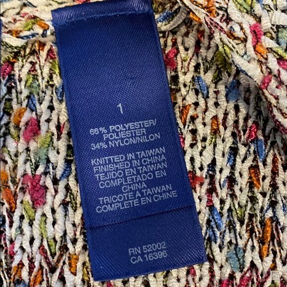 J H Collectibles Woman Chunky Knubby Button Sweater Size Large - Picture 7 of 9